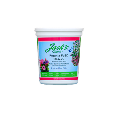 Petunia FeEd 20-6-22 1.5 lb Jack - 12 per case - Fertilizers